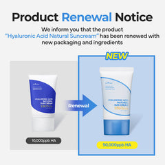Isntree - Hyaluronic Acid Natural Sun Cream (Physical sunscreen)