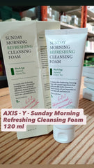 توالف الشحن - axis y sunday morning cleansing foam