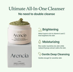 Arencia - Fresh Green Rice Mochi Cleanser 120g