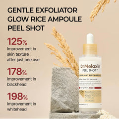 Dr.Melaxin - Peel Shot Exfoliant WHITE RICE Ampoule 80ml