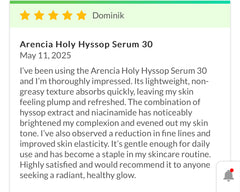 Arencia - Holy Hyssop Serum 30 (new) 50g