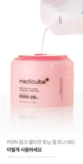 medicube - PDRN Pink Collagen Toning Gel Toner Pad (70 Pads)