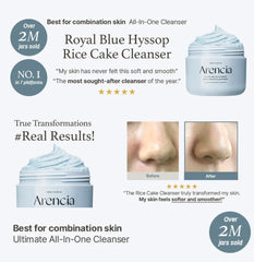 Arencia - Fresh Blue Hyssop Rice Mochi Cleanser 120g