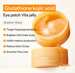 Abib - Glutathione Kojic Acid Eye Patch Vita Jelly