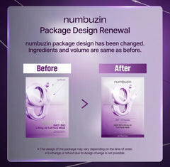 numbuzin - No.9 NAD Bio Lifting-sil Full Face Mask 1 sheet