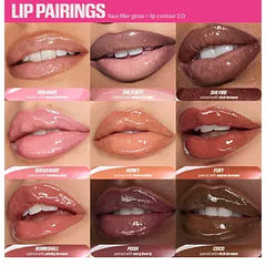 Huda Beauty Faux Filler Shiny Non-Sticky Lip Gloss