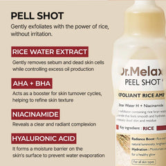 Dr.Melaxin - Peel Shot Exfoliant WHITE RICE Ampoule 80ml