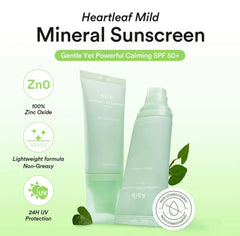 Abib - Heartleaf Mild Sunscreen Relief Tube (Mineral Sunscreen) 50 ml