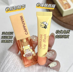 Cappuvini - Honey Lip Oil & Lip Mask Set