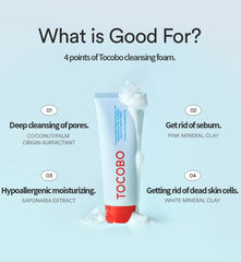 TOCOBO - Coconut Clay Cleansing Foam 150ml