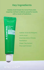 NINELESS - A-Control Azelaic Acid Cream 50ml