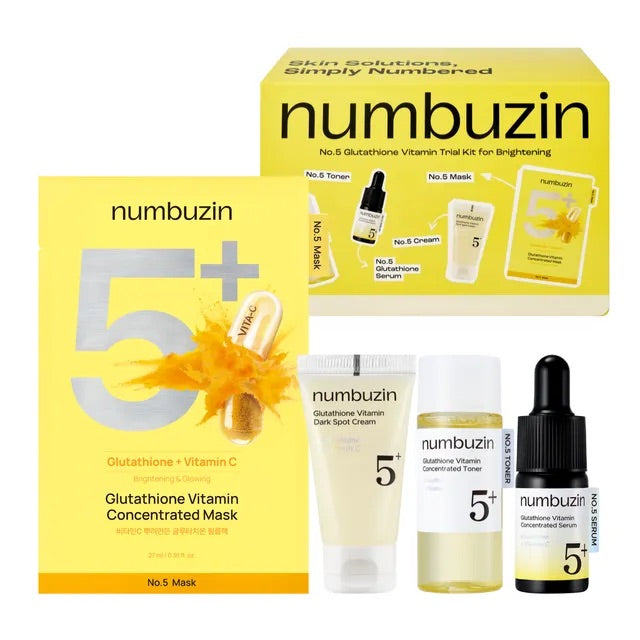 numbuzin - No.5 Glutathione Vitamin Trial Kit for Brightening