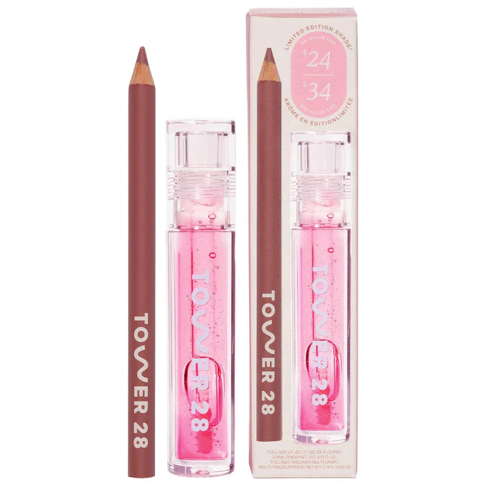 Tower 28 Beauty - Line + Shine Lip Pencil and Lip Gloss Gift Set