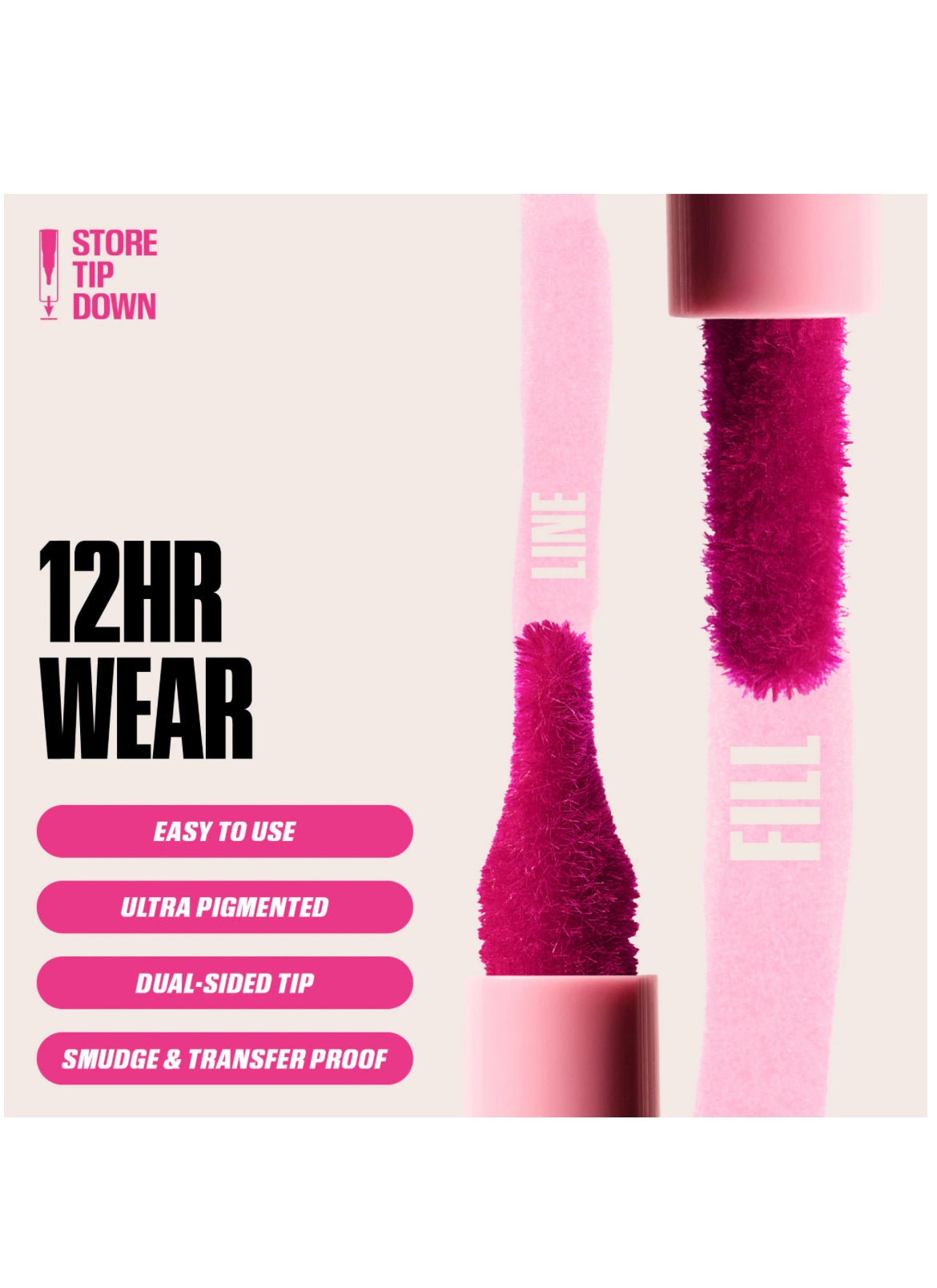Huda Beauty Lip Contour Lip Stain For 12-Hour Wear