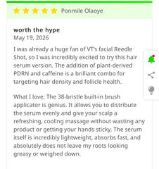 VT - PDRN Reedle Shot Brush Hair Serum