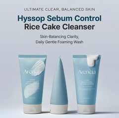 Arencia - Hyssop Sebum Control Rice Cake Cleanser 150g