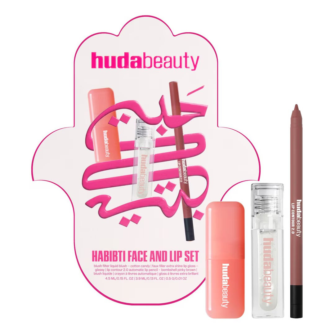 HUDA BEAUTY - Habibti Face And Lip Set