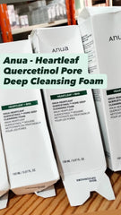 توالف الشحن - Anua heartleaf quercetinol deep cleansing foam 150ml