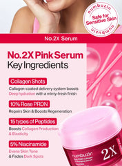 numbuzin - No.2 Rose PDRN Collagen 2X Plumping Serum 30ml