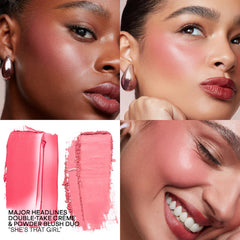 PATRICK TA - Major Headlines Double-Take Crème & Powder Blush Duo (MINI SIZE)
