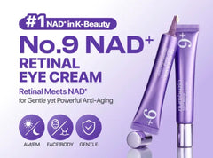 numbuzin - No.9 NAD+ Retinal Volumetox Eye Cream Tube Type 20ml