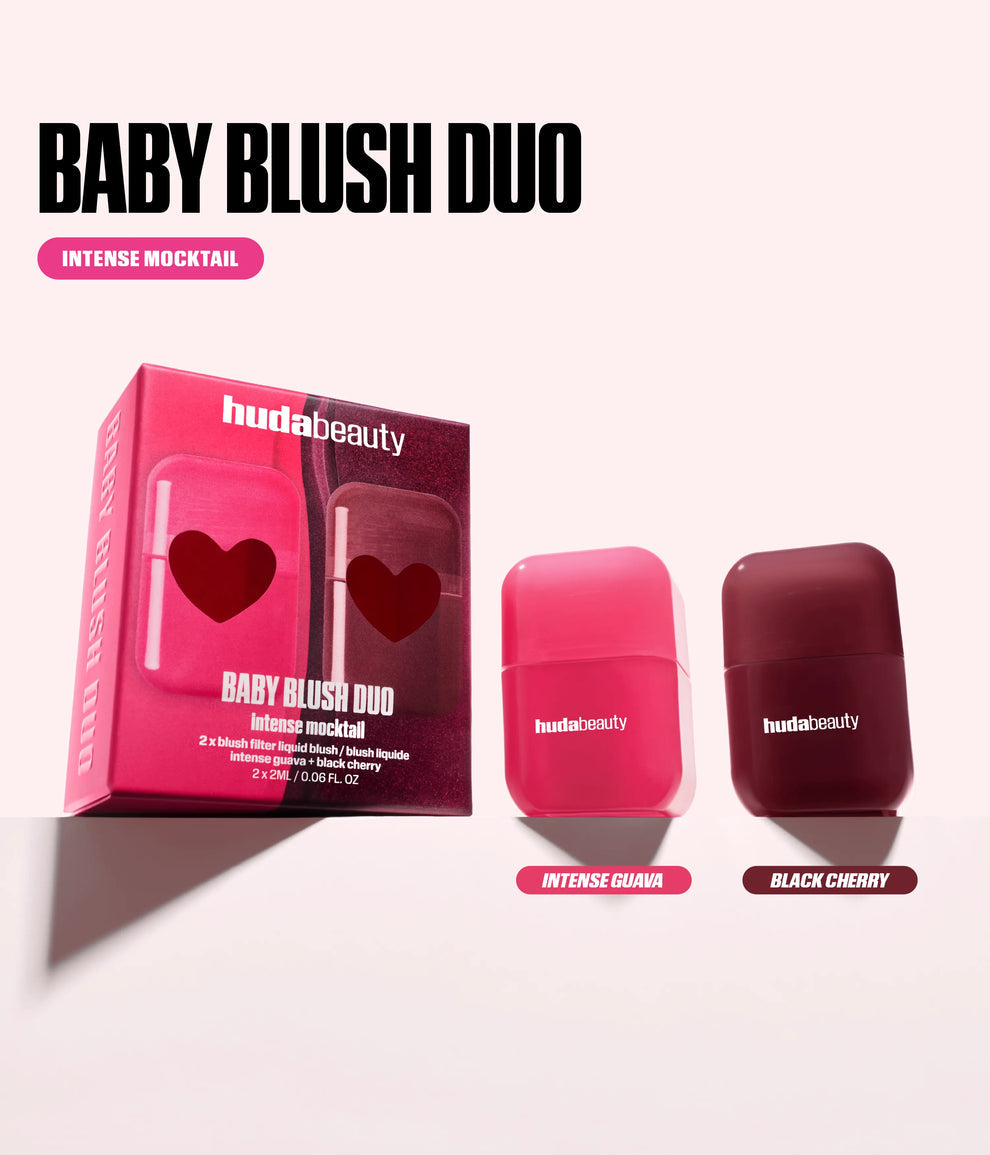 Huda Beauty - Baby Blush Intense Mocktail Duo Kit (NEW)