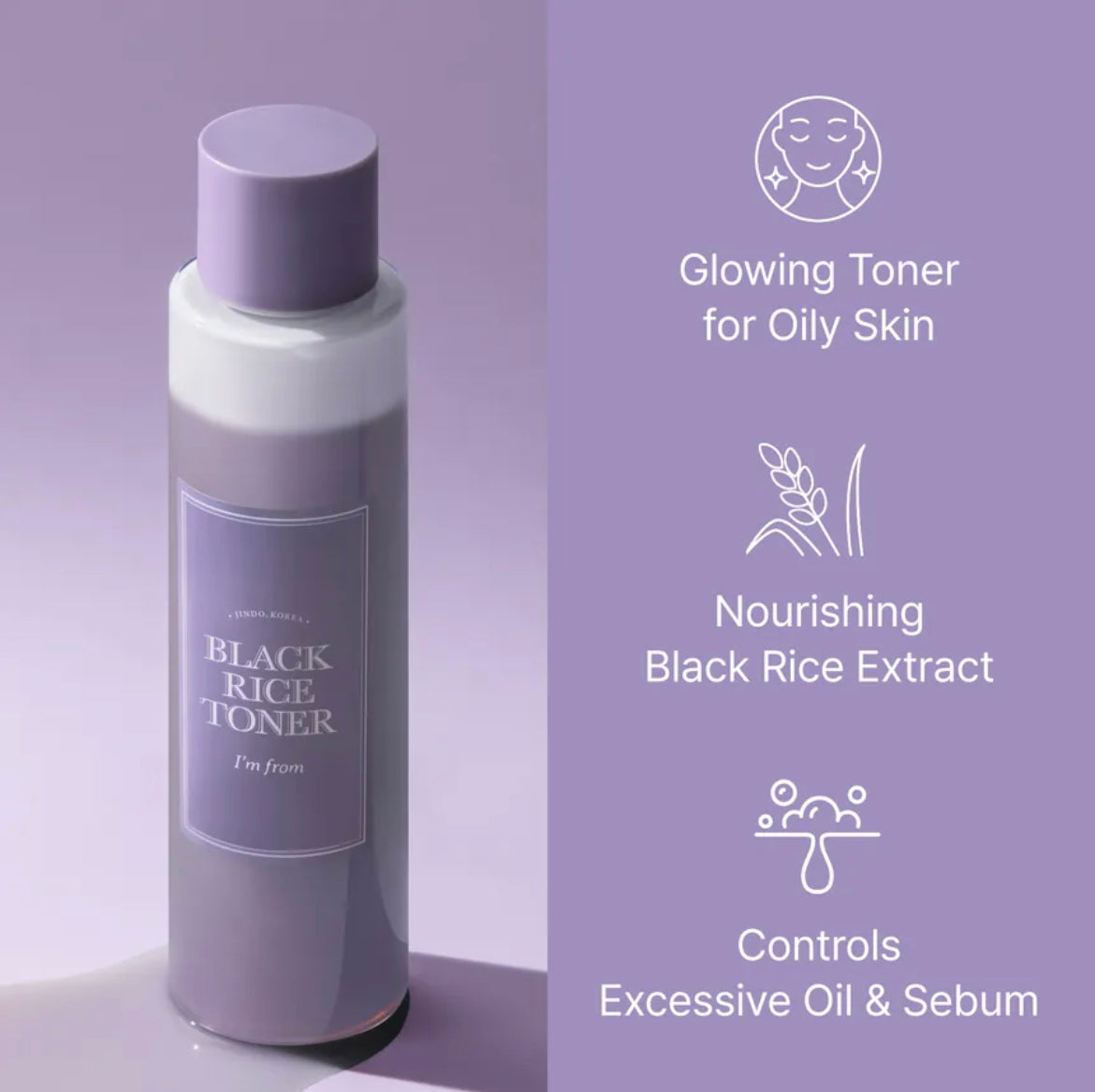 I'm from - Black Rice Toner 30ml