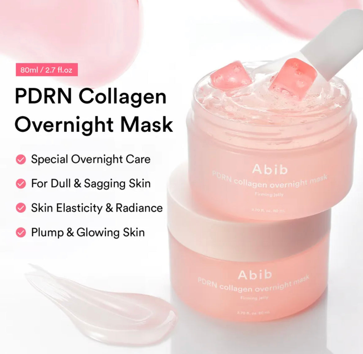 Abib - PDRN Collagen Overnight Mask Firming Jelly 80ml