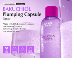 EQQUALBERRY - Bakuchiol Plumping Capsule Toner 150ml