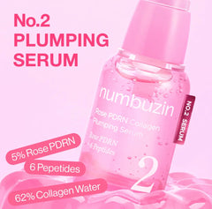 numbuzin - No.2 Rose PDRN Collagen Plumping Serum 30ml