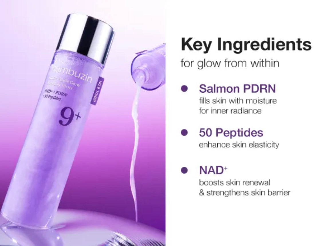 numbuzin - No.9 NAD+ PDRN Glow Boosting Toner 150ml