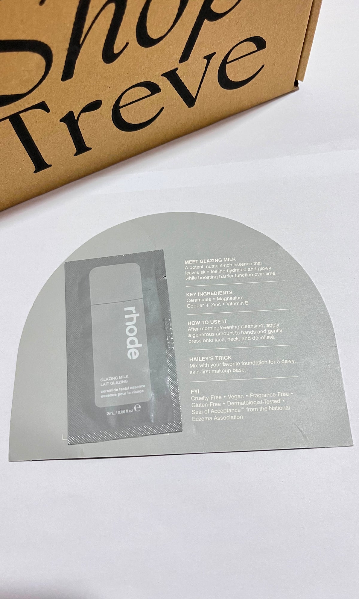 Rhode - Glazing Milk sample