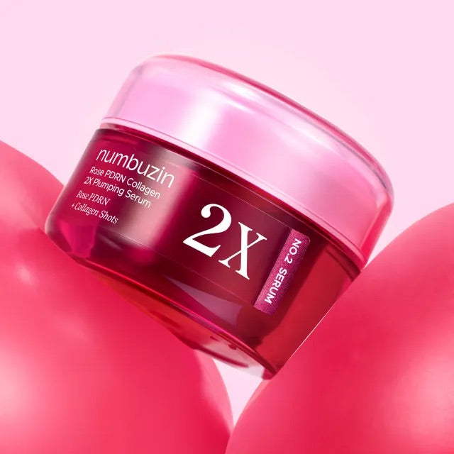 numbuzin - No.2 Rose PDRN Collagen 2X Plumping Serum 30ml