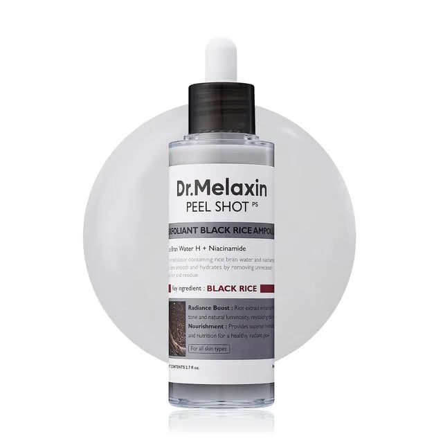 Dr.Melaxin - Peel Shot Exfoliant Black Rice Ampoule 80ml