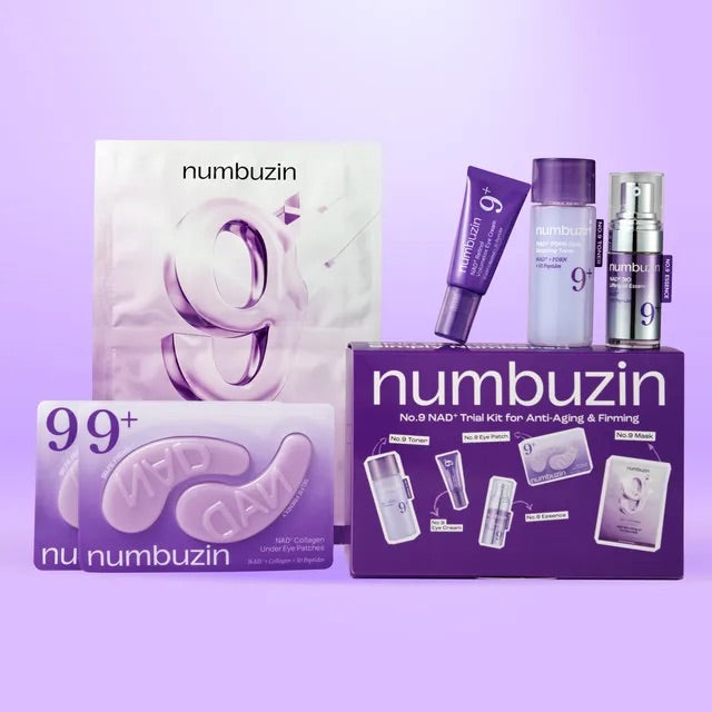 numbuzin - No.9 NAD+ Trial Kit for Anti-Aging & Firming 6Pcs