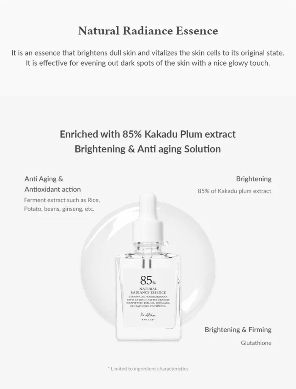 Dr. Althea - Natural Radiance Essence 30ml
