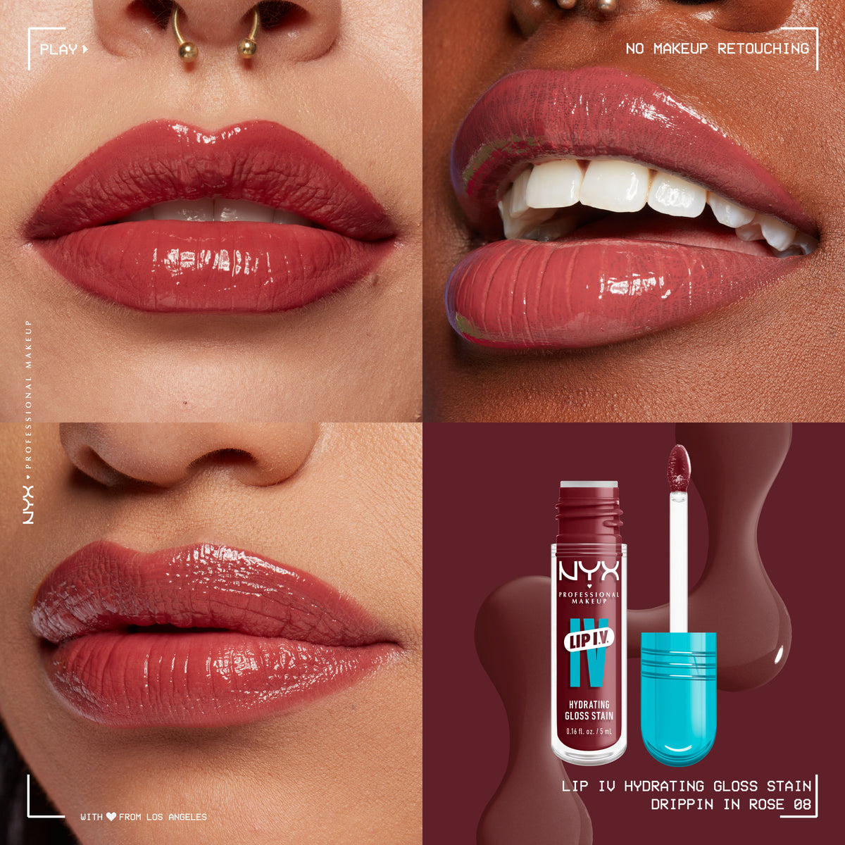 NYX - LIP I.V. HYDRATING LIP GLOSS STAIN