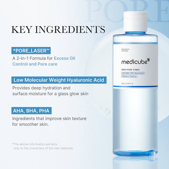 medicube - Zero Pore Toner 250 ml