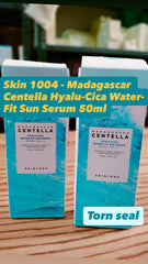توالف الشحن - Skin 1004 Hyalu Cica Water fit sun serum 50ml