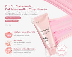 medicube - PDRN Pink Niacinamide Whip Cleanser 120ml