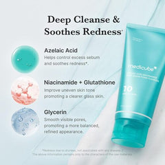 medicube - Azelaic Acid Niacinamide Deep Clean Foam Cleanser 120ml