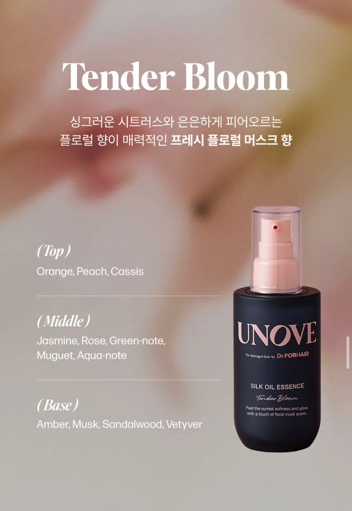Dr.FORHAIR - UNOVE Silk Oil Essence (without box) 70ml