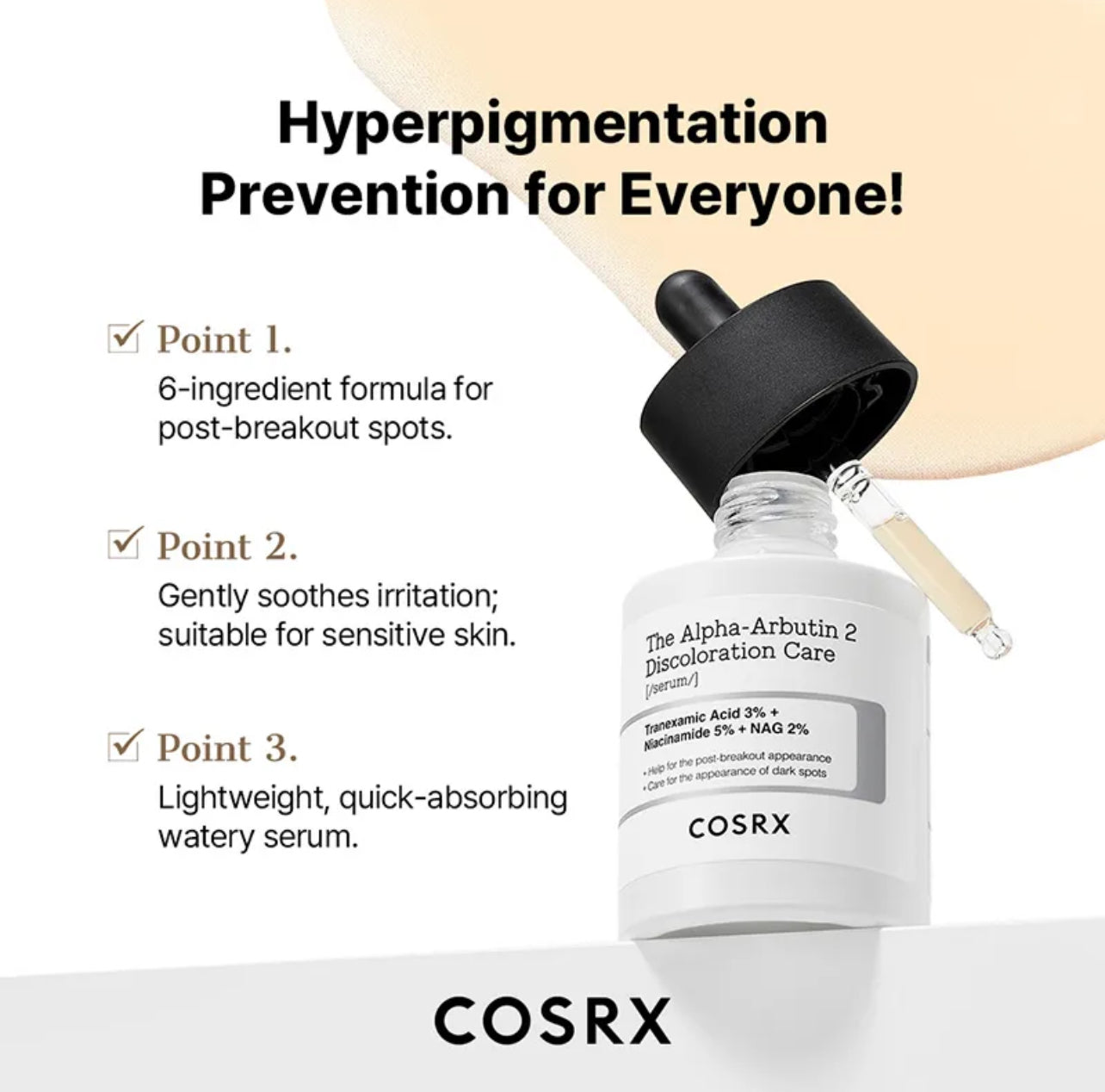 COSRX - The Alpha-Arbutin 2 Discoloration Care Serum 50ml