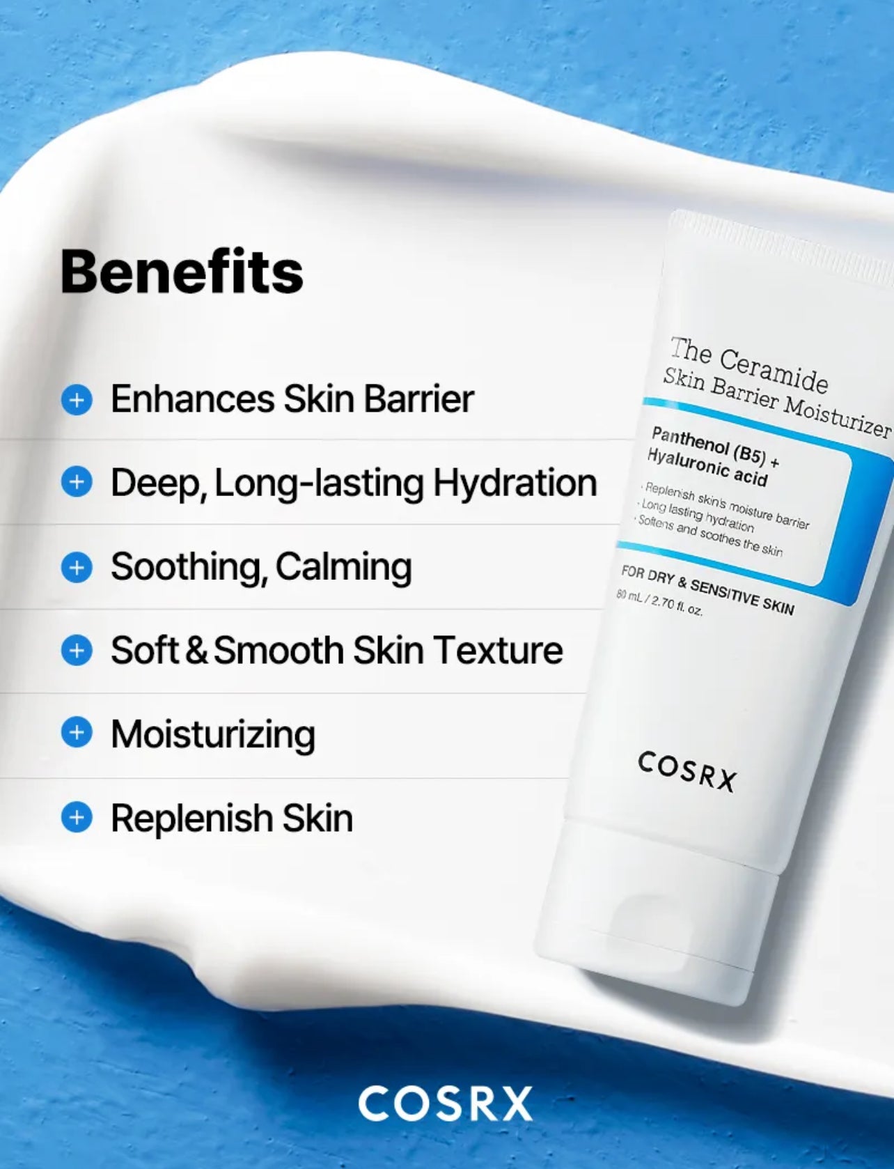COSRX - The Ceramide Skin Barrier Moisturizer 80ml